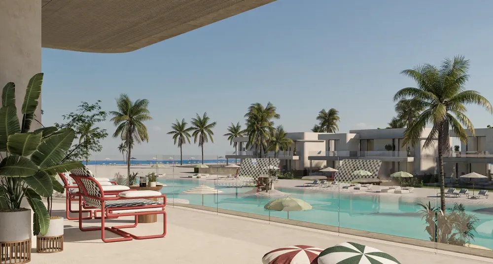 Seashell Ras El Hekma: swimmable lagoon and residences, illustrative render